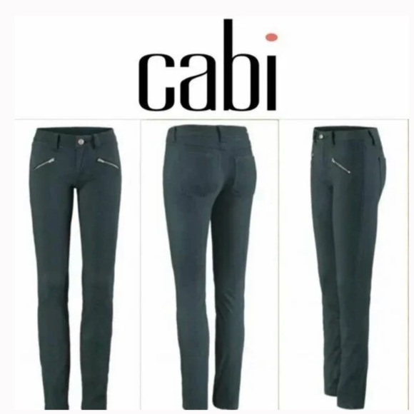 CAbi NEW Zip Skinny Hunter #3388 Size 2 NWT - Picture 6 of 10